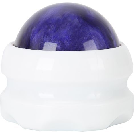 Balle de massage aux huiles essentielles, rouleau de massage relaxant pour les muscles du cou, des jambes et des mains (base blanche), violette-AquaForge (1/5)
