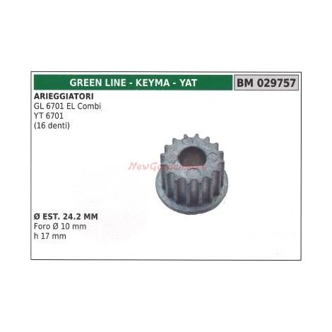 Riemenscheibe für Rasenvertikutierer GL 6701 EL combi YT 6701 GREENLINE 029757