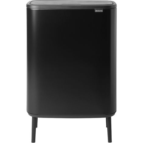 Pattumiera Brabantia Bo Touch Hi 2X30 Litri Matt Black - 130625 (1/5)
