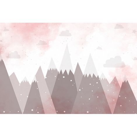 Papier peint panoramique Enfants - Montagnes - 130 cm x 87 cm (1/2)