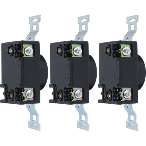 3-Loch-Generatorstecker aus Nylonbronze, 3er-Pack, hohe Langlebigkeit, einfache Installation (1/5)