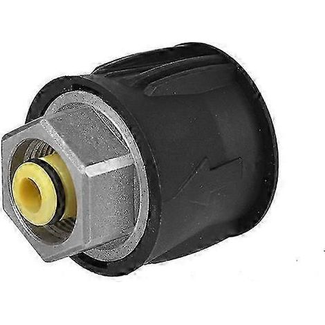 Adaptateur de tuyau pour nettoyeur haute pression, raccord fileté femelle M22, compatible avec les nettoyeurs Karcher série K. (1/5)