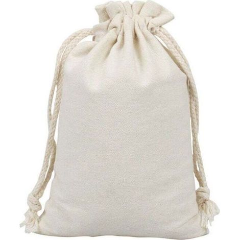 20 Petit Pochon Tissu,Sac Coton Sachet Tissu Pochon Bijoux Lin,Sacs en Tissu Sac Toile De Jute Pochette Tissu Cordon,Sac Cafe Sac Tissu Cadeau Sachet Reutilisable 13 x 18 cm