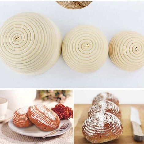 Brotkorb aus Rattan für die natürliche Brotfermentation, Schüssel für Sauerteigstarter in der Küche (1/5)