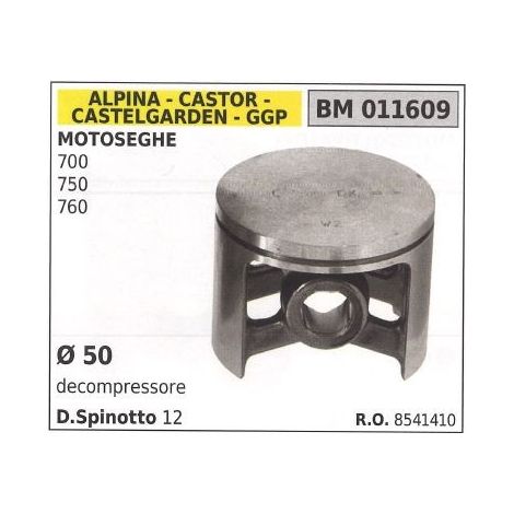 Pistone per motosega 700 750 760  Ø 50 mm GGP 011609