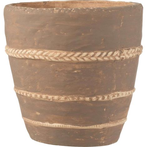 Cache-pot Lafayette en Terre cuite - Brun (1/3)