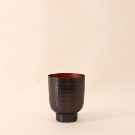 Coupe en métal martelé 13x10cm (1/5)