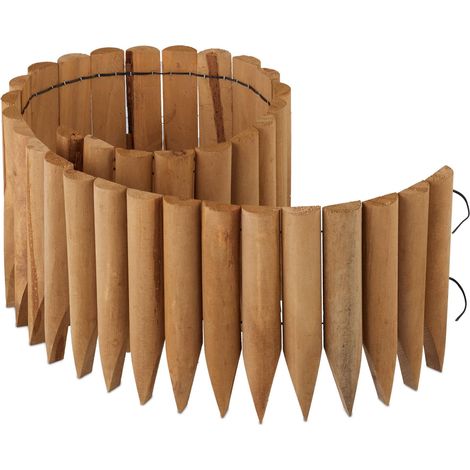 Rasenkante aus holz 20 cm hoch 8831182