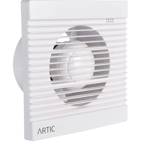 Extracteur d'air ARTIC 15W 100mm blanc avec minuterie