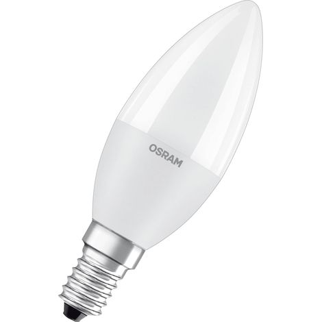 OSRAM HOMELIGHTING 4058075832022 LED CEE F (A - G) E14 forme de flamme 7.5 W = 60 W blanc neutre (Ø x L) 39 mm x 115 mm 1 pc(s) R067762 (1/3)