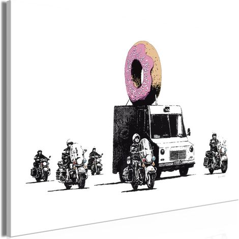 Tableau Imprimé "Donut Police Wide" 60 x 90 cm (1/2)