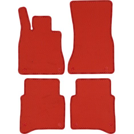 S-Klasse V223 Lang ab 2021. Spezielle Fußmatten – EVA HONEYCOMB RED. (1/5)