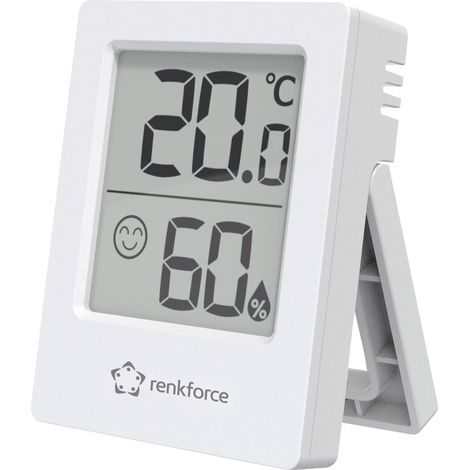 Renkforce RF-6417554 Funk-Thermo-/Hygrometer Weiß