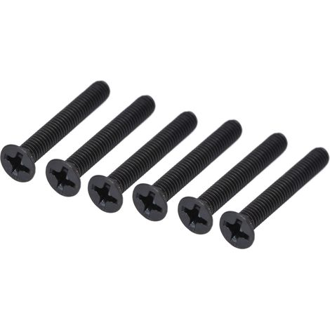 Lot de 50 vis à tête fraisée cruciforme M3x20 PZ1 A2-70 noires zinguées DIN 965 pour machines de précision (1/5)