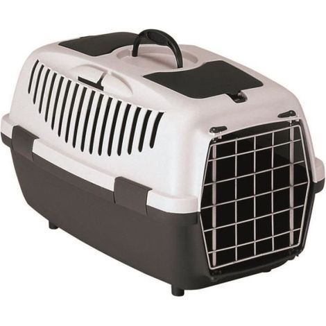 Box de transport - STEFANPLAST - Gulliver - 61x40x38cm - Gris - Pour chien (1/2)