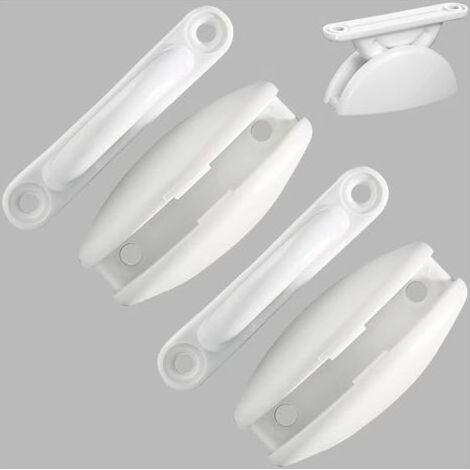 2 pièces Arrêt de Porte de Caravane,Retenue Porte pour Caravanes,Camping Cars(Accessoires 8 Vis) (1/5)