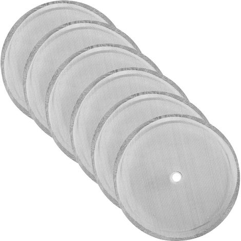 Lot de 6 filtres de rechange pour presse française 1000 ml 8 tasses en acier inoxydable 1000 ml (1/5)
