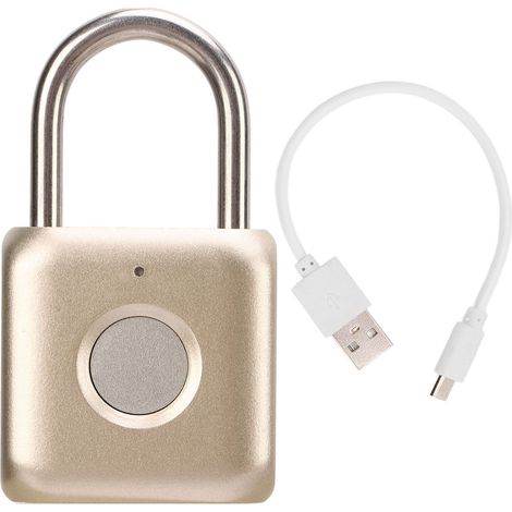 Verrou à empreinte digitale IPX2 étanche intelligent sans clé biométrique pour casier sac à dos valise (1/5)