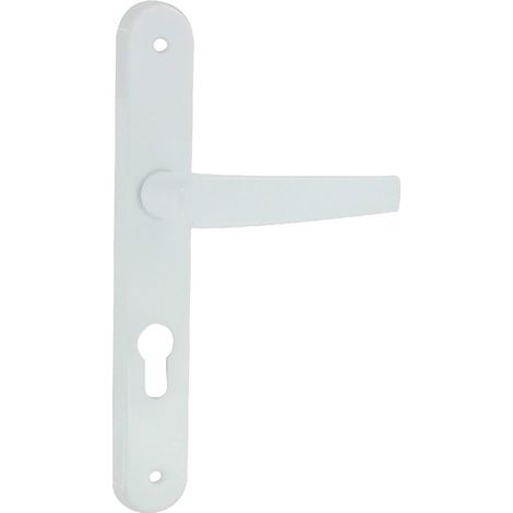 Ensemble Poignée Avoriaz Noir Poignée De Porte Aluminium Noir Pour Cylindre - Dt 2000