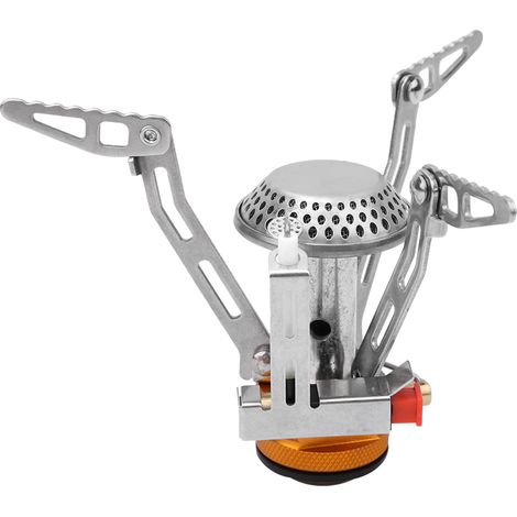 Poêle de Camping Portable en Acier Inoxydable, Type Démontable pour Pique-nique et Randonnée (1/5)
