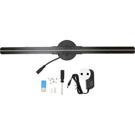 Ventilateur 3D Hologramme 16.5in 2000x224 WiFi Projecteur 3D avec 224 perles de lumière LED 100-240V (1/5)