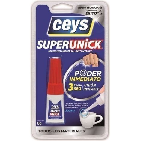 Adhesivo Instantaneo 6 Gr Universal Superceys Ceys