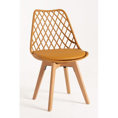 Packs Sillas Comedor - Pack 6 Sillas Mima - Mostaza (1/5)