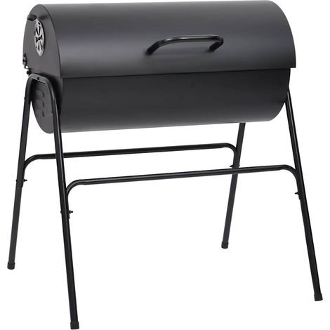 Maison Exclusive - Parrilla barril 2 rejillas de cocción negro ac (1/5)