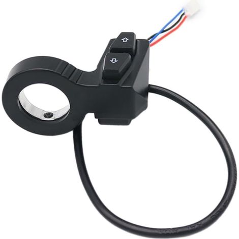 Interruttore per bici elettrica, cavo per interruttore indicatori di direzione per bici, impugnatura per manubrio per bicicletta, interruttore a pulsante di controllo per scooter elettrico