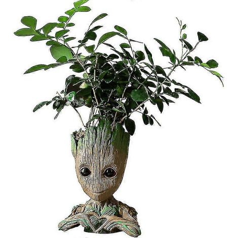 Pot de fleurs miniature mignon, pot à crayons, figurines de pot de fleurs, arbre, bonhomme, jardinière, cadeau pour bébé ou enfant (1/5)