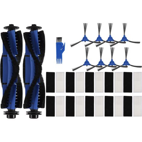 Pezzi ricambio kit accessori filtro spazzola principale per aspirapolvere robot Cybovac E20/E20 Max/E25/E30/E31 blu (1/5)