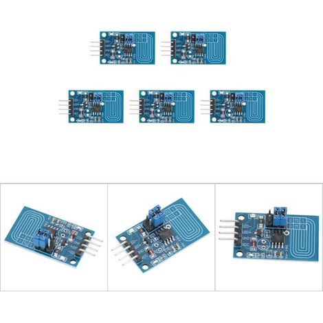 5-teiliges PWM-kapazitives Touch-LED-Dimmermodul, 2,4–5 V Helligkeitsregelung