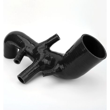 Tuyau d'admission en silicone débit d'air accru remplacement pour SEAT Leon Cupra R 1.8T AMK BAM moteur noir (1/5)