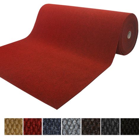 Moquette de sol en rouleau Hong Kong, Rouge 200 x 350 cm