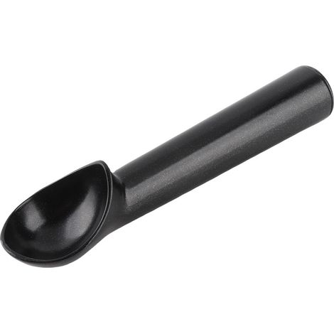 Cuillère à glace en aluminium pour usage domestique, pelle à crème, pelle à pastèque, ustensiles de cuisine noirs (1/5)