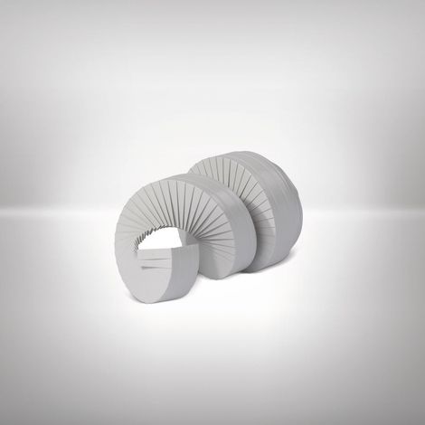 Armacell Armalok Endmanschettenband Breite 28mm, Länge 5m, hellgrau mit 2 Befestigungsnuten