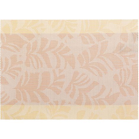 Set de table Amber pour repas et décoration de table beige et marron 33 x 45 cm - PANGIVO (1/3)