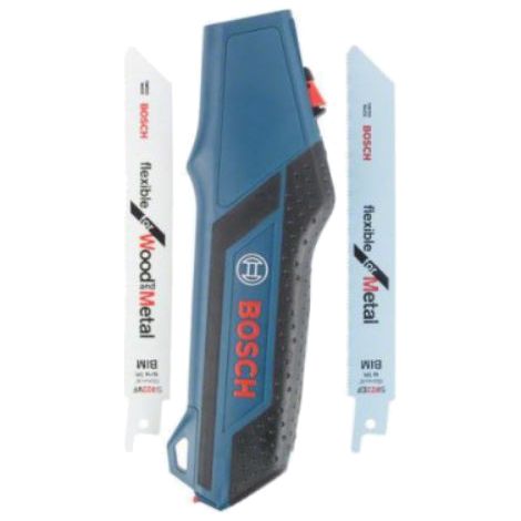 Bosch – Scie à main flexible pour bois et métal – 2 lames incluses – Système de rangement – 2608000495