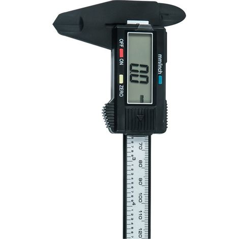 [Palpeur Électronique] pour Mesure de Diamètres Internes et Externes avec Ecran LCD, Matière Plastique Noir (1/5)