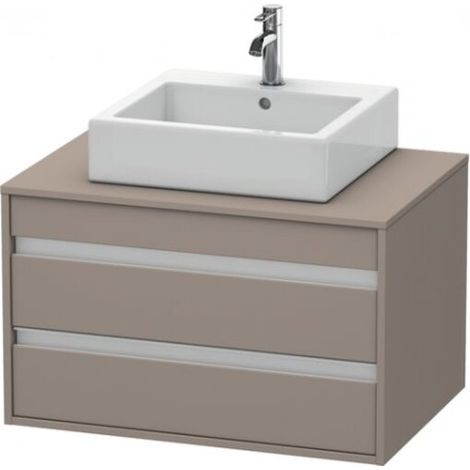 Duravit Ketho Módulo mural 6654, 2 cajones, 800mm, para lavabo de