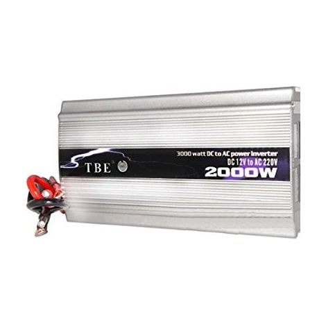 INVERSEUR D'ENERGIE DE 12V 2000W GRIS