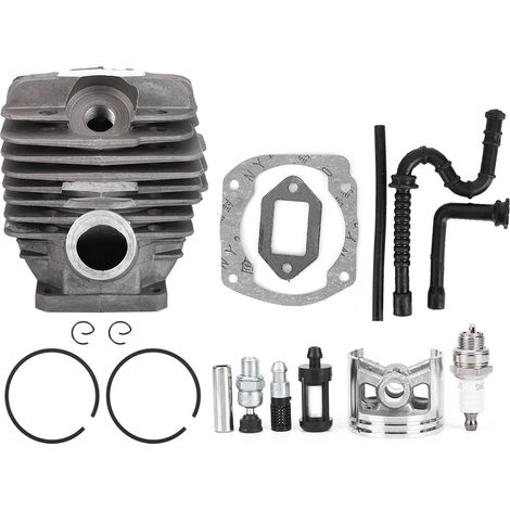 Kit de remplacement pour tronçonneuse Stihl MS360 : cylindre, piston, filtre à essence, joints et durites de réparation. (1/5)
