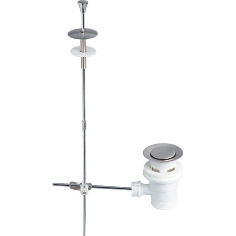 Bonde Lavabo Ø63 à tirette en plastique - Wirquin Pro (1/2)