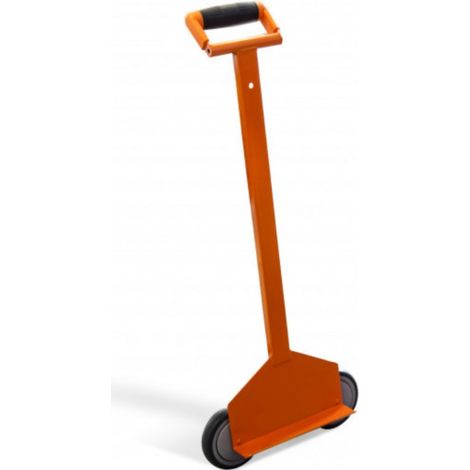 Edma – Mini chariot transporteur de plaques 2 roues – Conception ergonomique – Acier robuste – Léger et compact pour chantiers