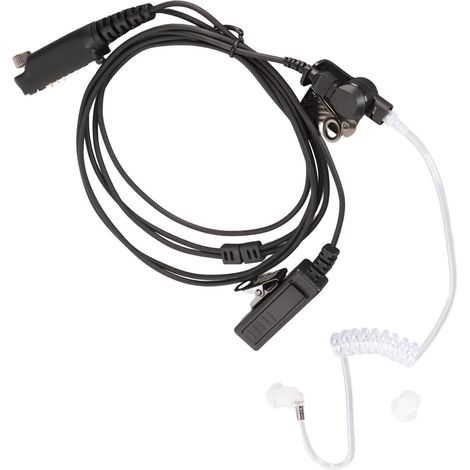 Casque audio portable à tube acoustique transparent, oreillette radio bidirectionnelle pour Sepura STP8000 STP9000 (1/5)