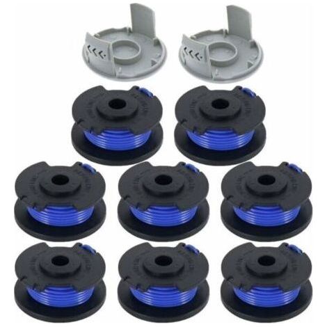 Bobines de Fil de Rechange pour débroussailleuse Compatible Ryobi One+ AC14RL3A Remplacement du fil de coupe et du câble de coupe de la tête faucheuse à bobine (1/4)