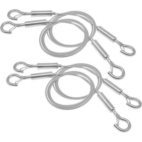 CANIGHT Kit de 4 cadres photo suspendus en acier inoxydable résistant (1/5)