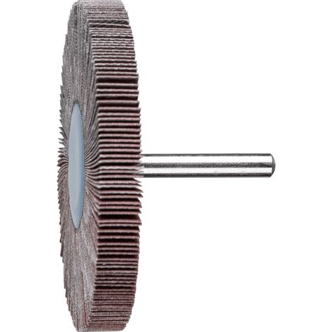 PFERD TOOLS Korund Fächerschleifer F Ø 80x10mm Schaft-Ø 6 mm A240 für Feinschliff und Finish 10 Stk