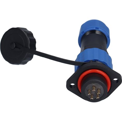 Connecteur étanche IP68 aviation 5 broches mâle/femelle, 250V 5A, joint SP16 étanche pour applications industrielles