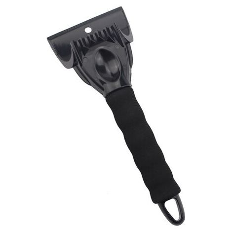 Pelle à neige de voiture pelle de déneigement multifonctionnelle avec dégivrage de verre de neige grattage brosse de dégivrage de neige outil de nettoyage de neige d'hiver,Lot de 1 grattoirs à glace p (1/5)